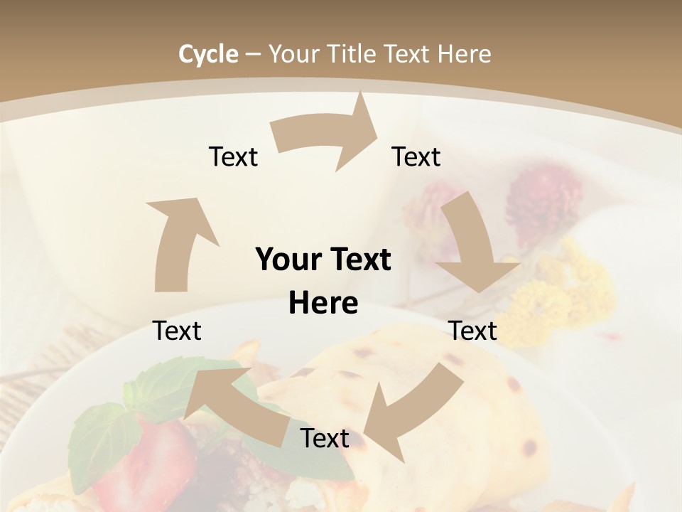 Meal Brunch Chocolate PowerPoint Template