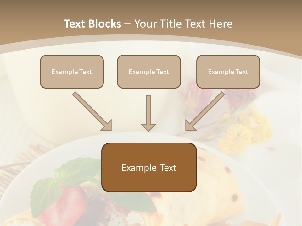 Meal Brunch Chocolate PowerPoint Template