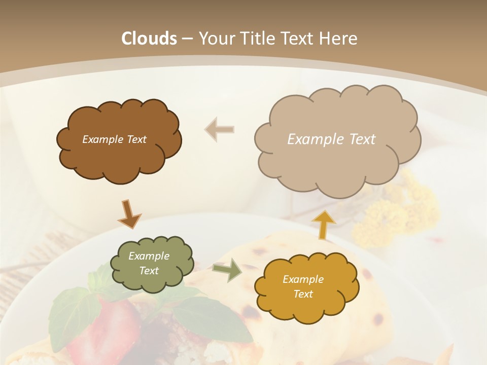 Meal Brunch Chocolate PowerPoint Template