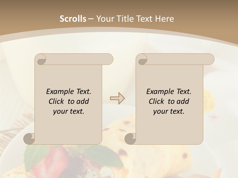 Meal Brunch Chocolate PowerPoint Template