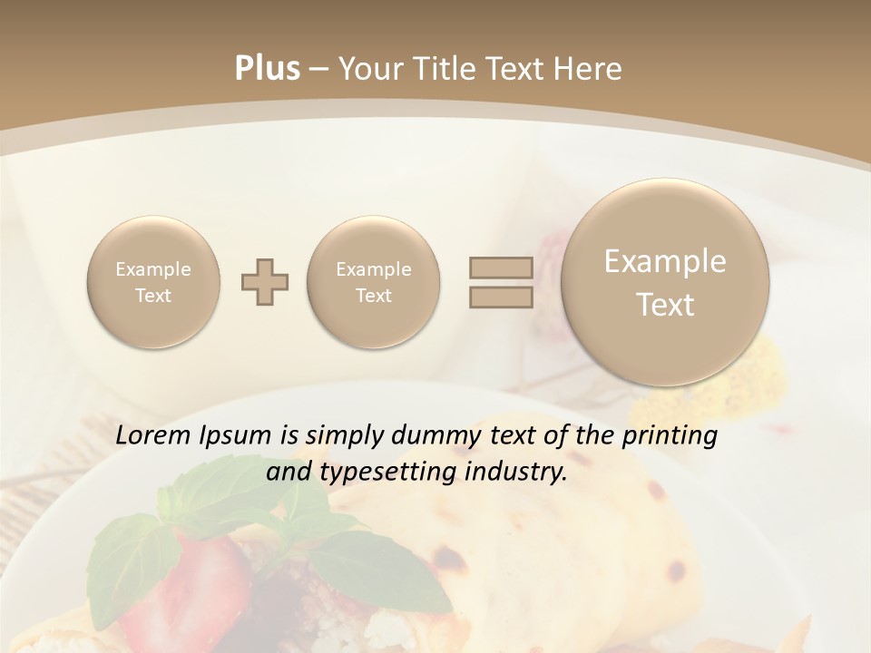Meal Brunch Chocolate PowerPoint Template