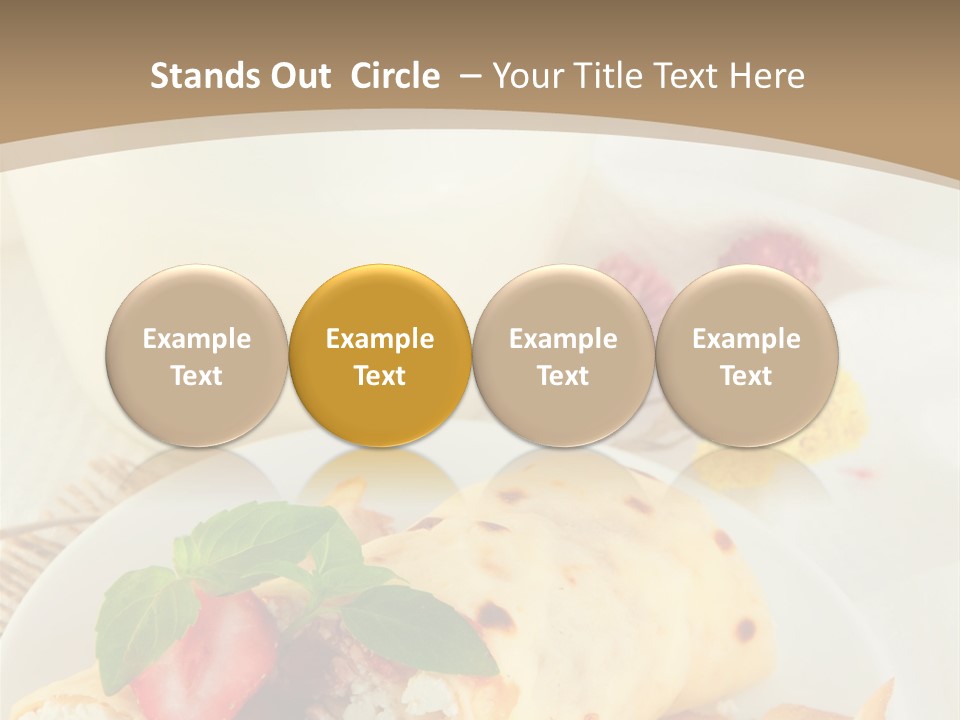 Meal Brunch Chocolate PowerPoint Template