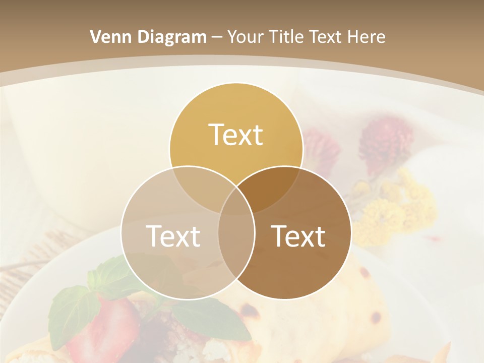 Meal Brunch Chocolate PowerPoint Template