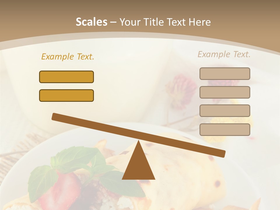 Meal Brunch Chocolate PowerPoint Template