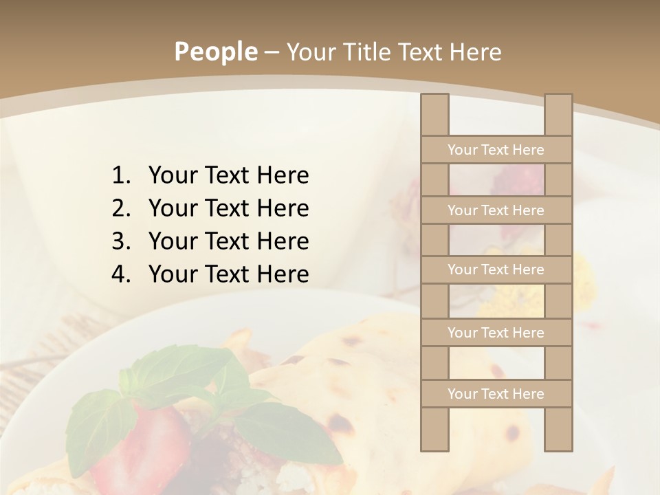 Meal Brunch Chocolate PowerPoint Template