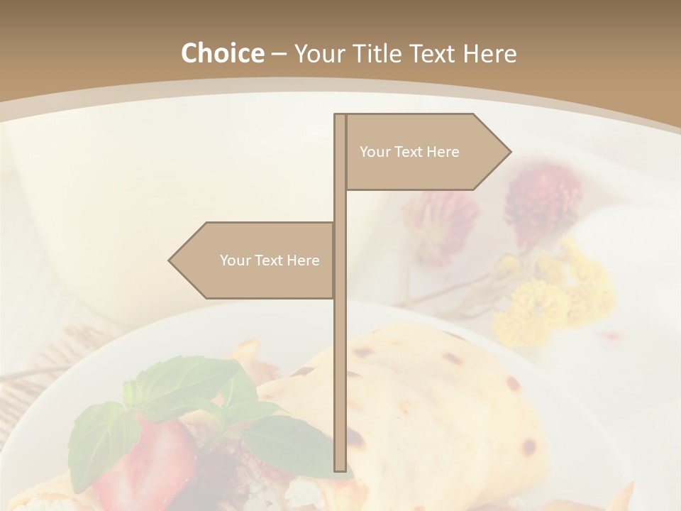 Meal Brunch Chocolate PowerPoint Template