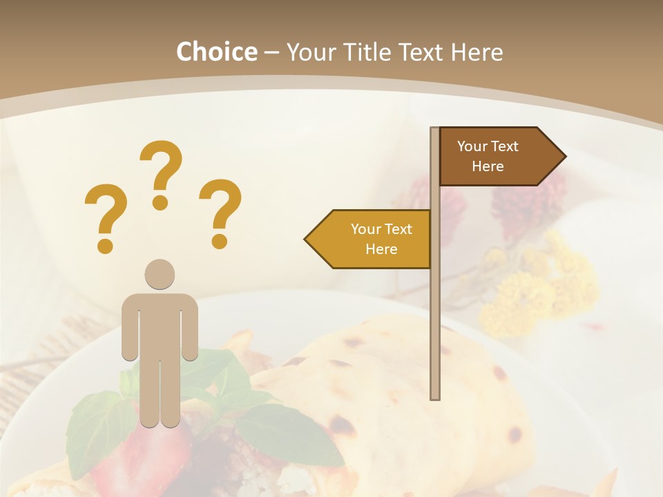 Meal Brunch Chocolate PowerPoint Template