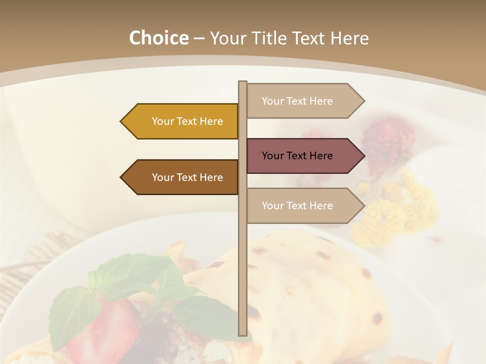 Meal Brunch Chocolate PowerPoint Template