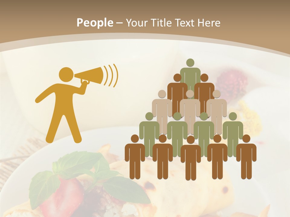 Meal Brunch Chocolate PowerPoint Template