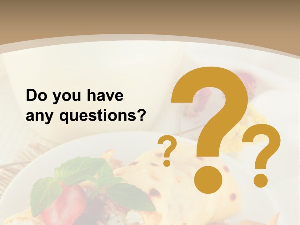 Meal Brunch Chocolate PowerPoint Template