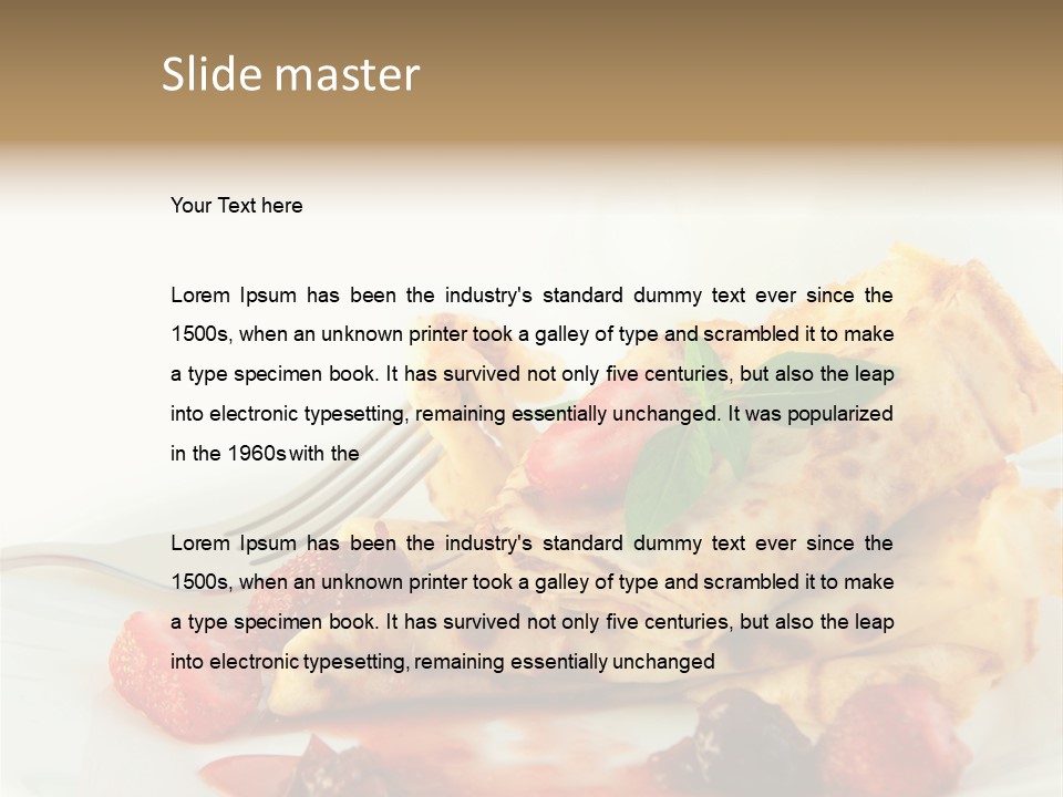 Product Dish Fresh PowerPoint Template