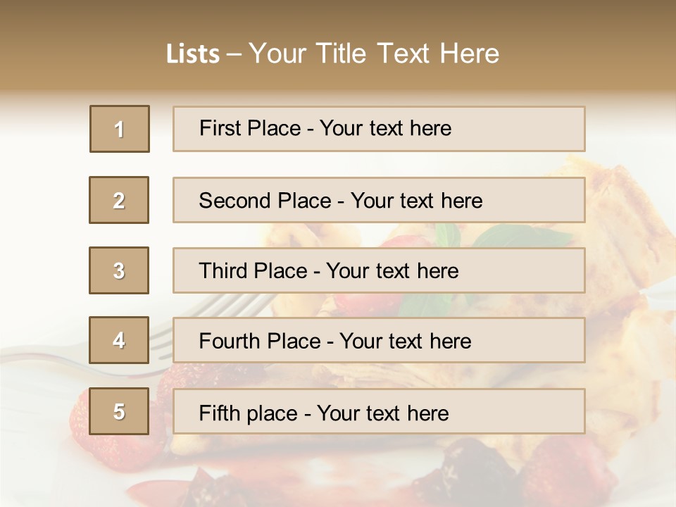 Product Dish Fresh PowerPoint Template