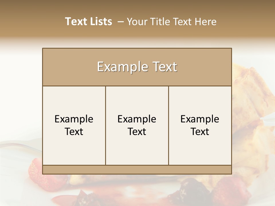 Product Dish Fresh PowerPoint Template