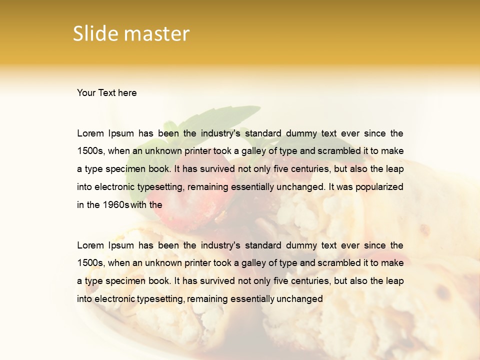 Bun Hot Fresh PowerPoint Template