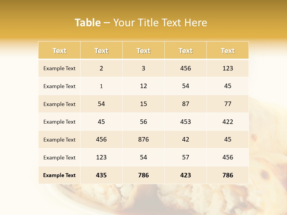 Bun Hot Fresh PowerPoint Template