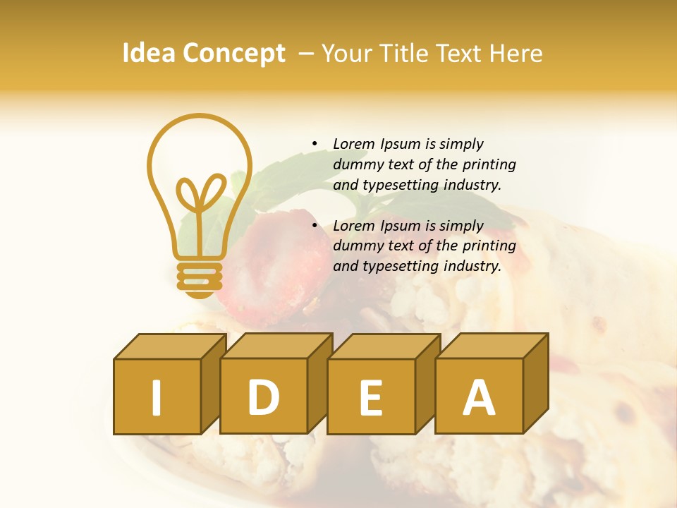 Bun Hot Fresh PowerPoint Template