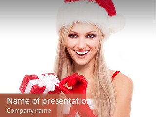 Year Box Open PowerPoint Template