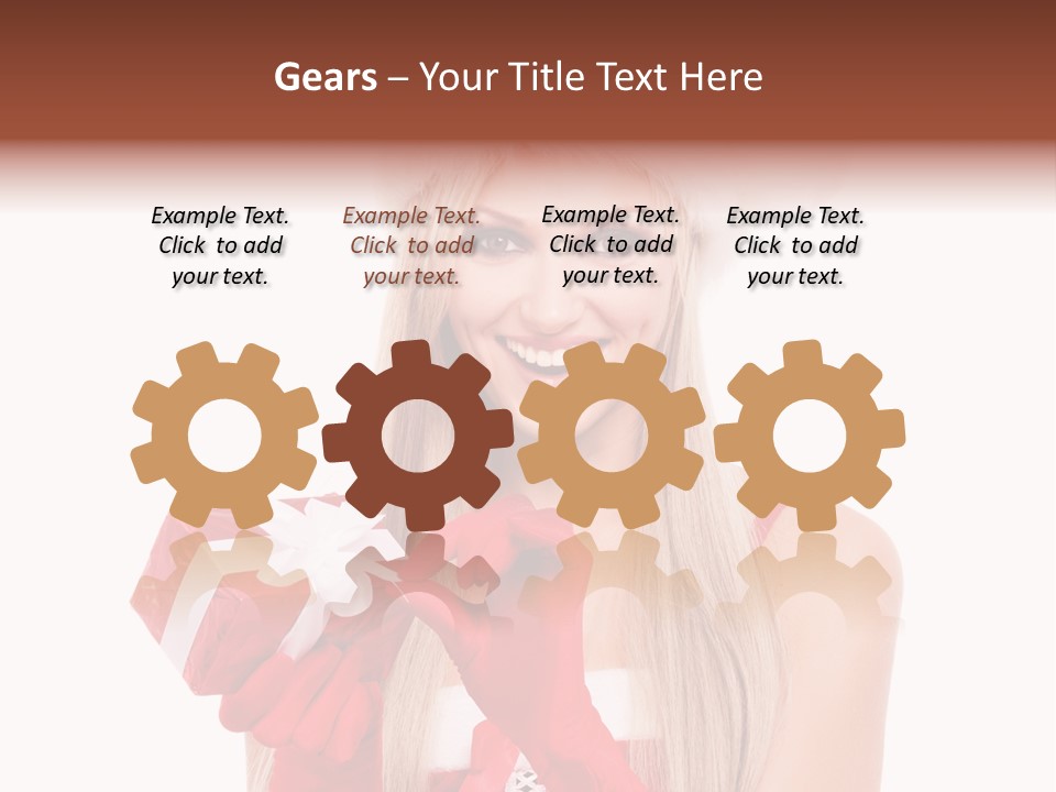 Year Box Open PowerPoint Template