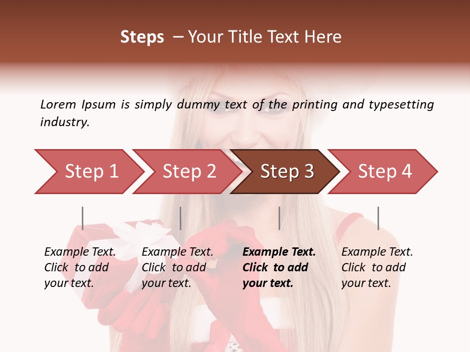 Year Box Open PowerPoint Template