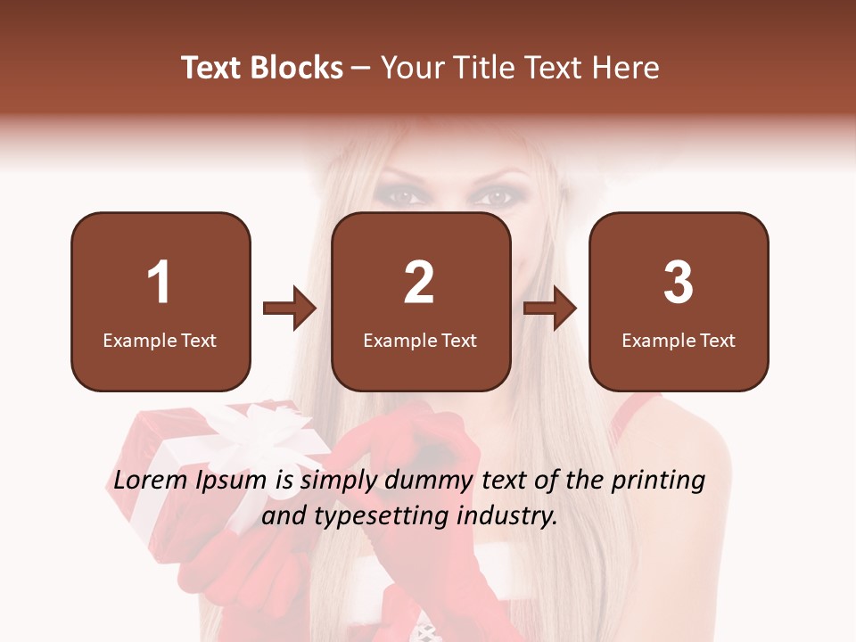 Year Box Open PowerPoint Template