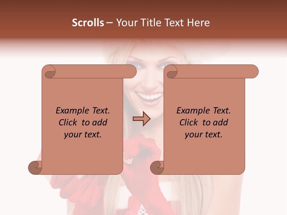 Year Box Open PowerPoint Template