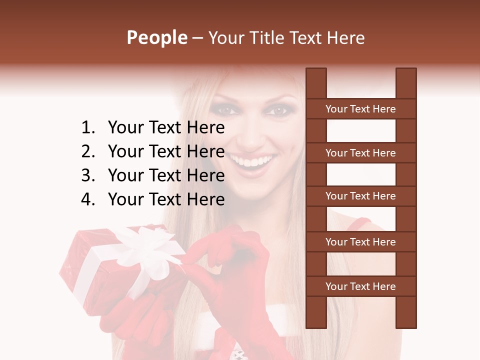 Year Box Open PowerPoint Template