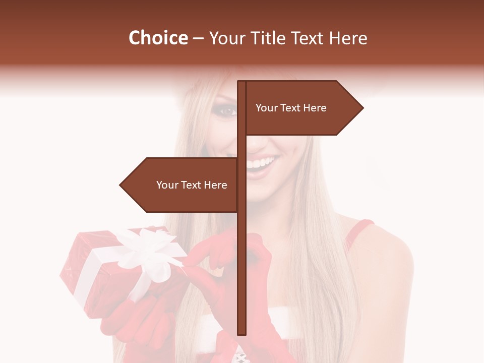 Year Box Open PowerPoint Template