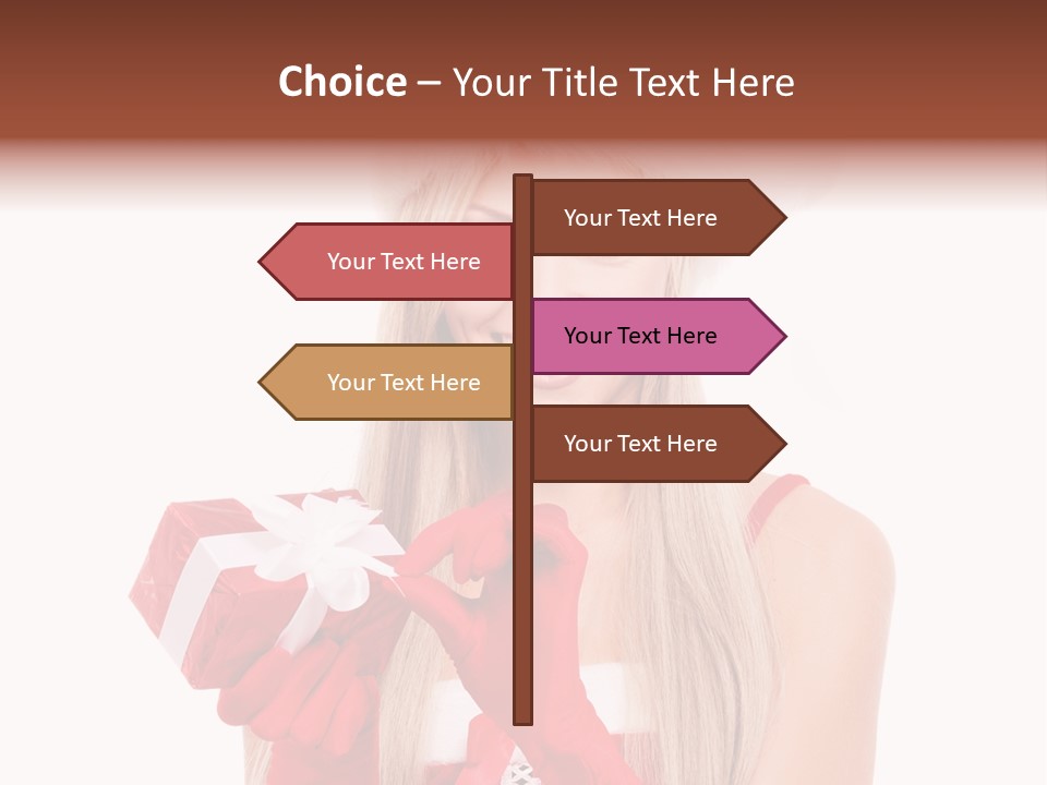 Year Box Open PowerPoint Template