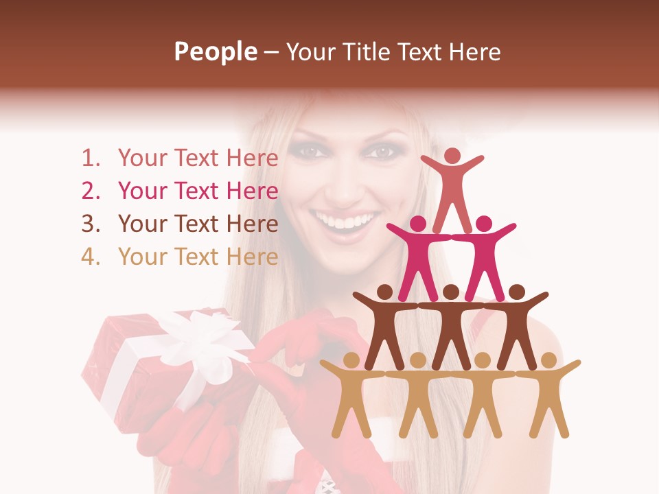 Year Box Open PowerPoint Template