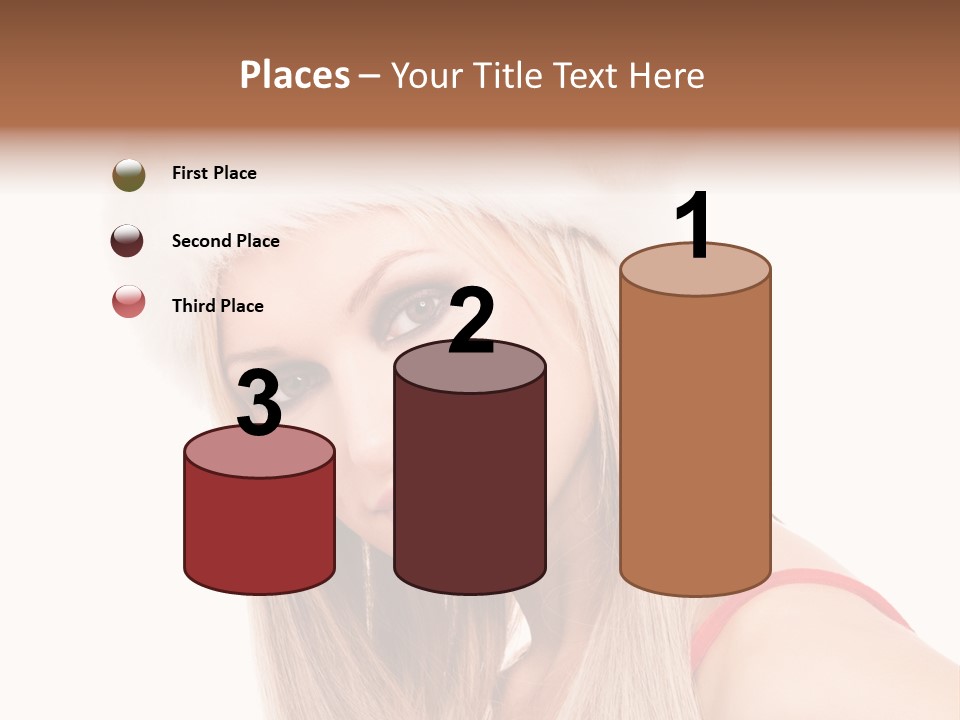 Celebration Caucasian Santa PowerPoint Template