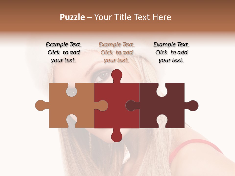 Celebration Caucasian Santa PowerPoint Template