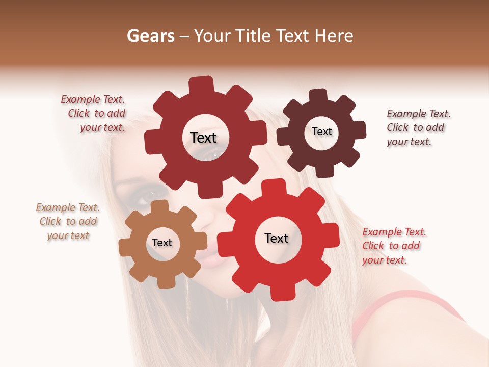 Celebration Caucasian Santa PowerPoint Template