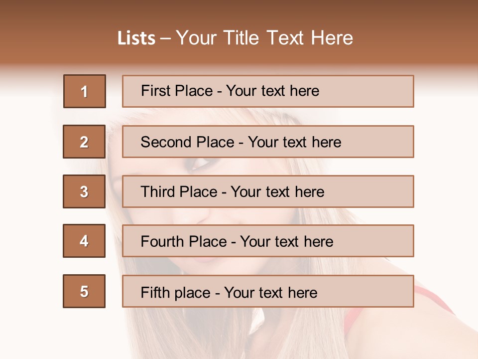 Celebration Caucasian Santa PowerPoint Template