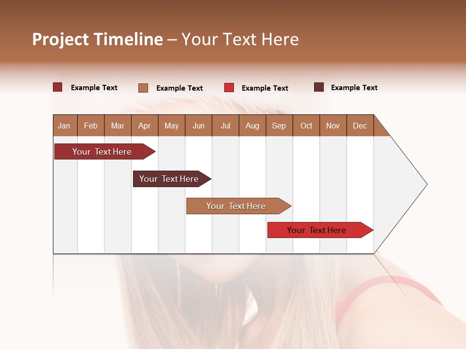 Celebration Caucasian Santa PowerPoint Template