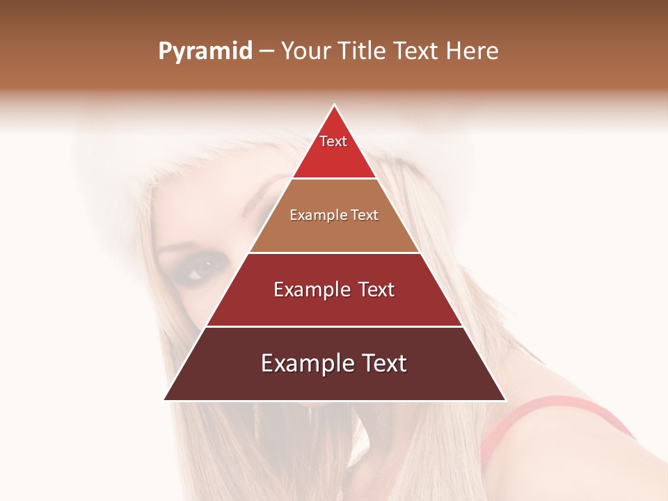 Celebration Caucasian Santa PowerPoint Template