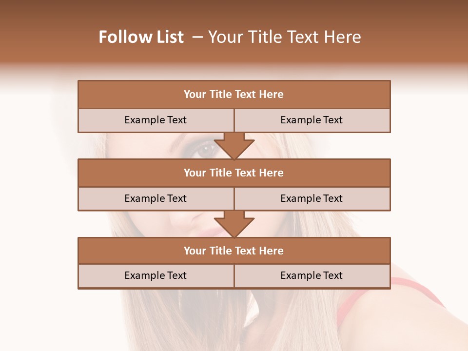 Celebration Caucasian Santa PowerPoint Template