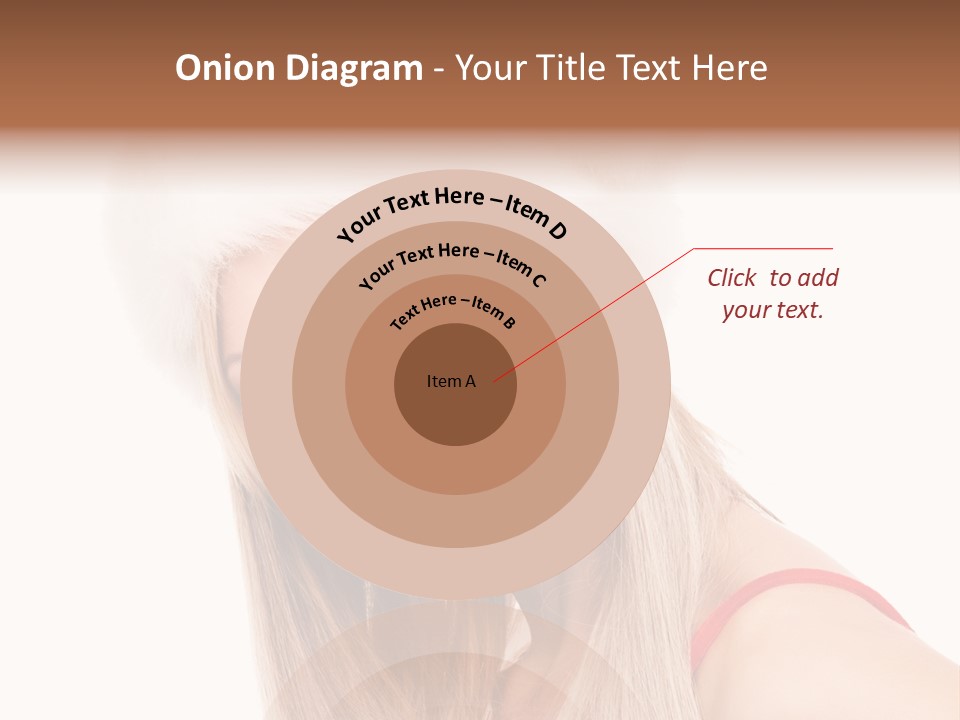 Celebration Caucasian Santa PowerPoint Template