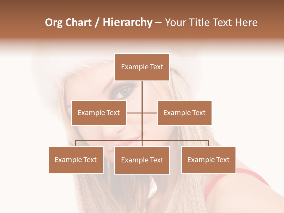 Celebration Caucasian Santa PowerPoint Template