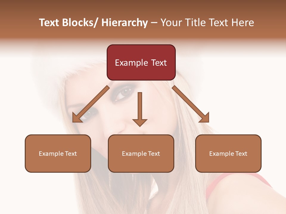 Celebration Caucasian Santa PowerPoint Template