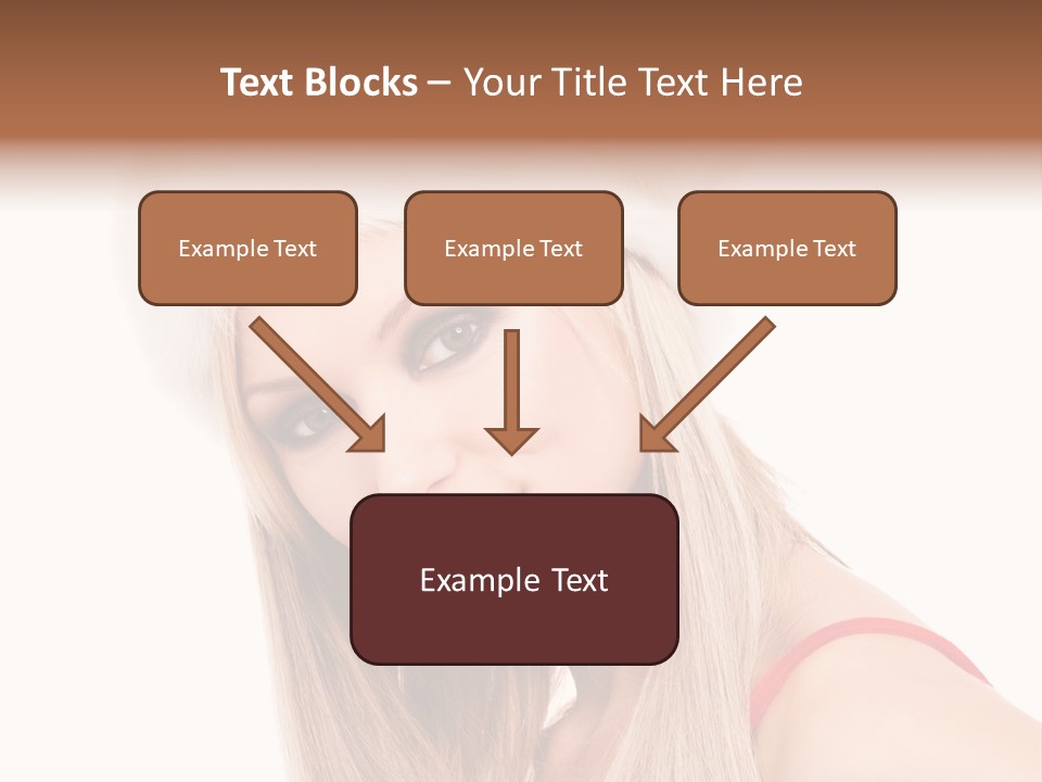 Celebration Caucasian Santa PowerPoint Template