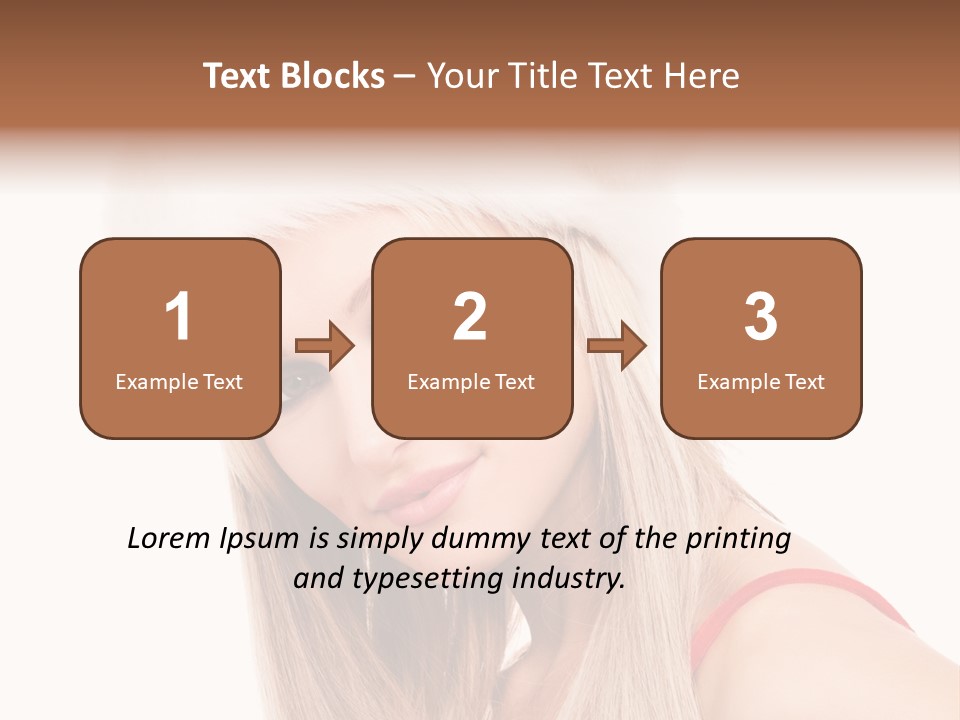 Celebration Caucasian Santa PowerPoint Template