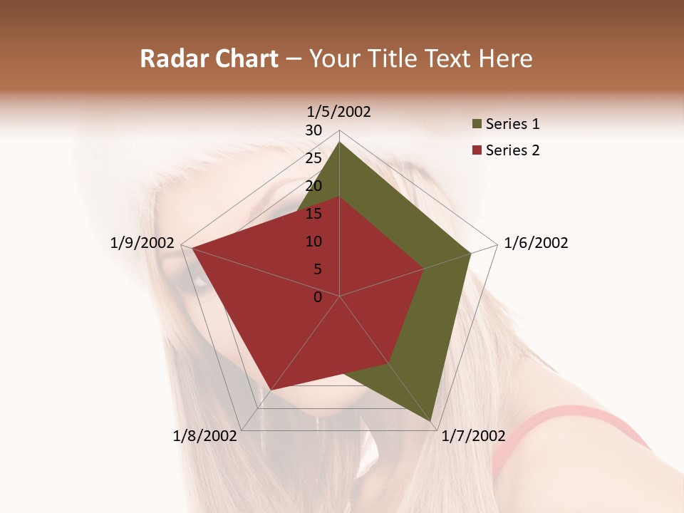 Celebration Caucasian Santa PowerPoint Template