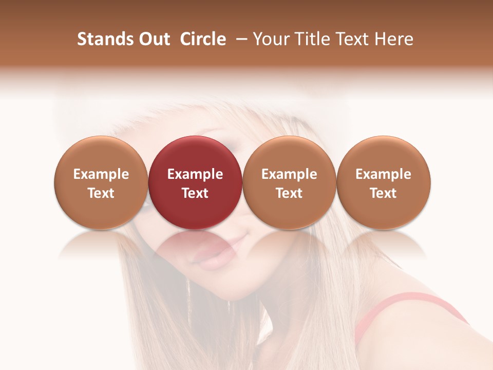 Celebration Caucasian Santa PowerPoint Template