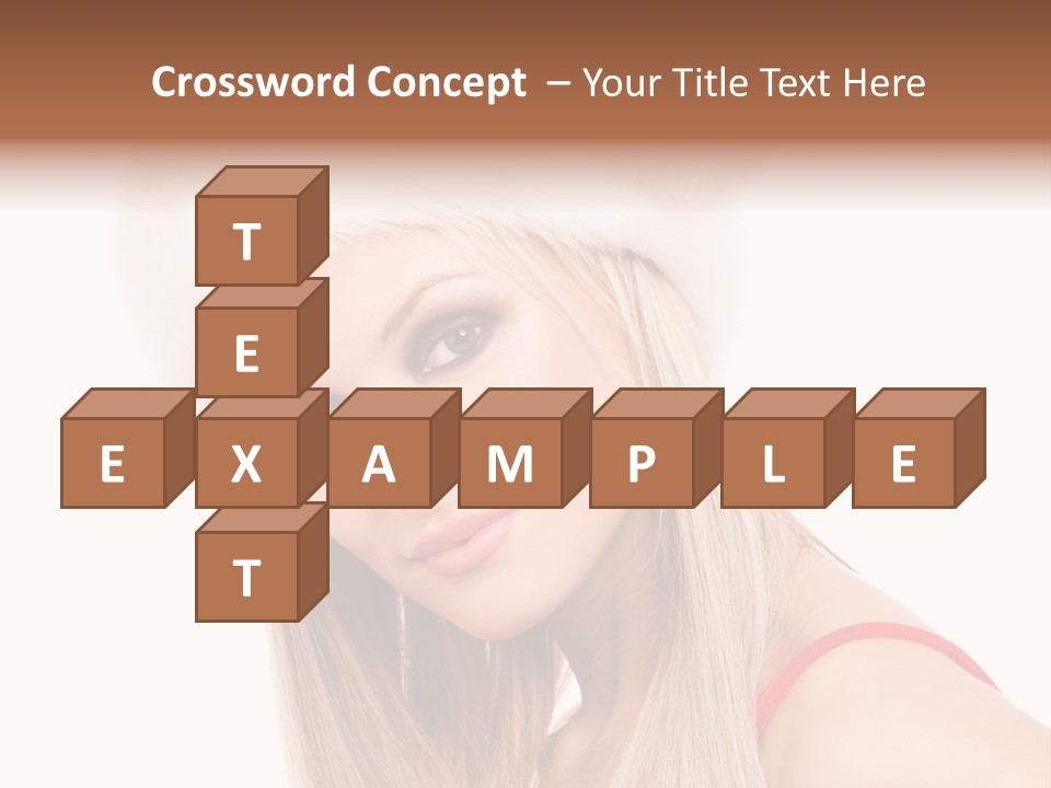 Celebration Caucasian Santa PowerPoint Template