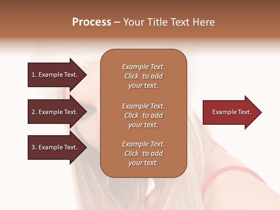 Celebration Caucasian Santa PowerPoint Template
