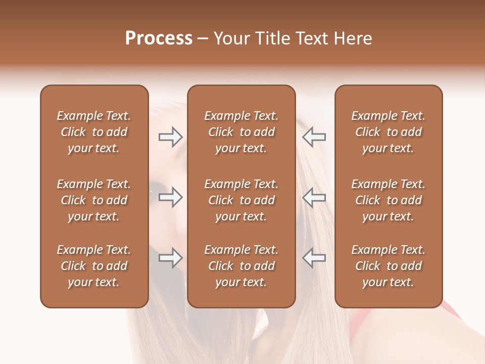 Celebration Caucasian Santa PowerPoint Template