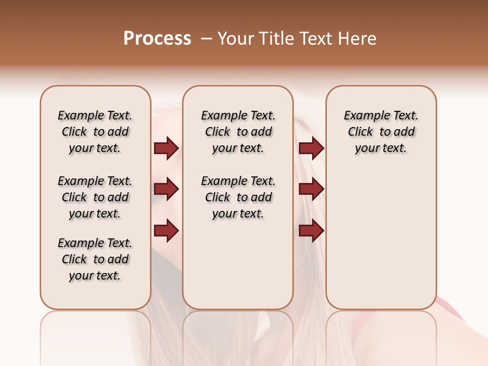 Celebration Caucasian Santa PowerPoint Template