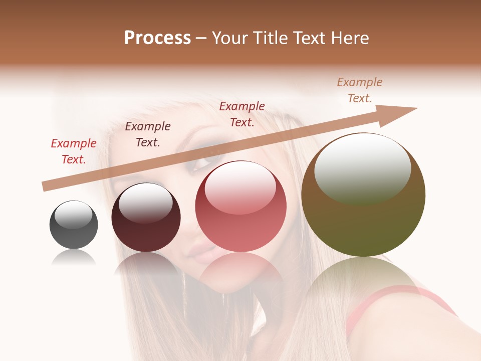 Celebration Caucasian Santa PowerPoint Template