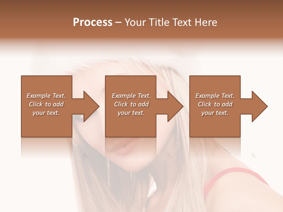 Celebration Caucasian Santa PowerPoint Template