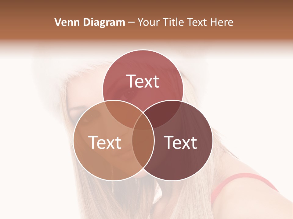 Celebration Caucasian Santa PowerPoint Template